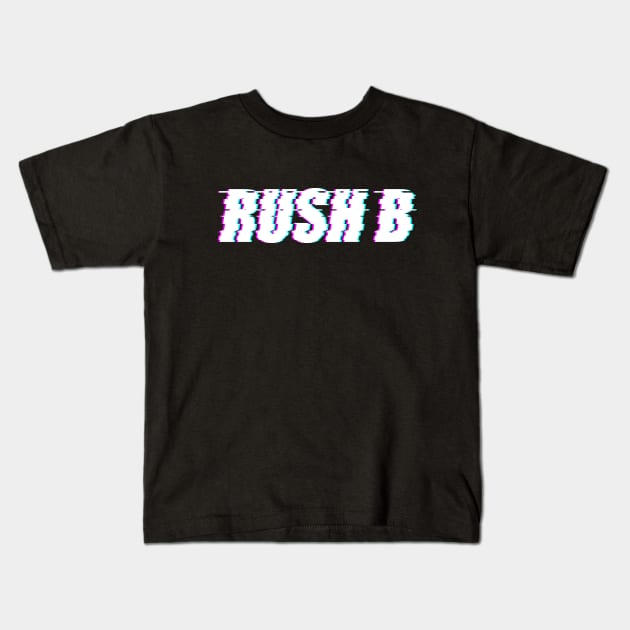 Rush B Kids T-Shirt by muupandy